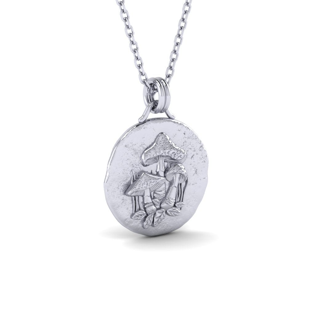 Magic Mushroom Necklace - Sterling Silver