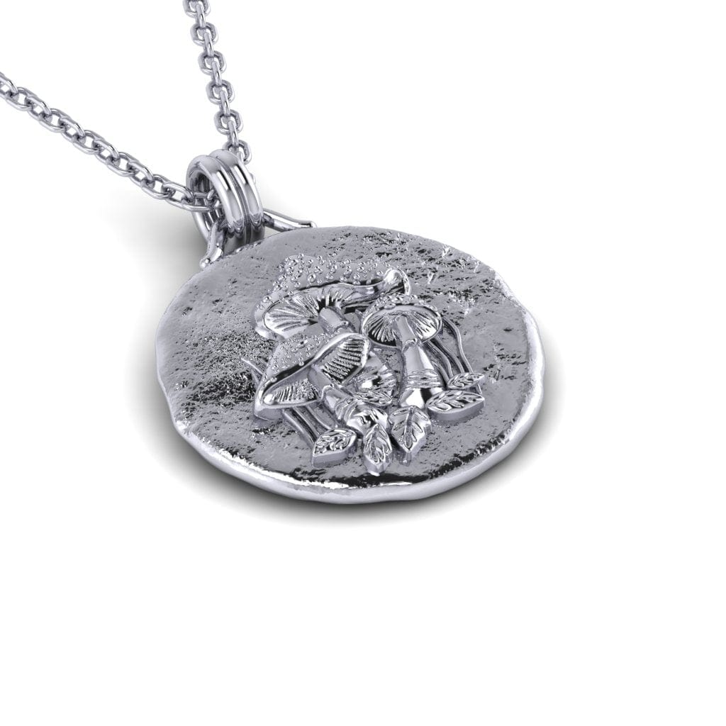 Magic Mushroom Necklace - Sterling Silver