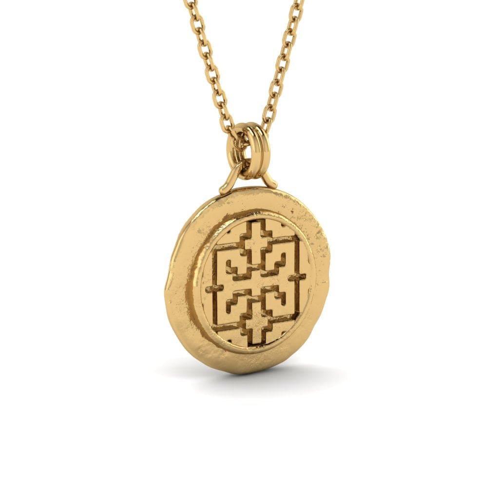 Ayahuasca Necklace - 14k Gold