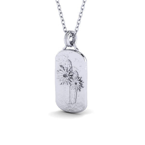 San Pedro ~ Huachuma Necklace - Sterling Silver