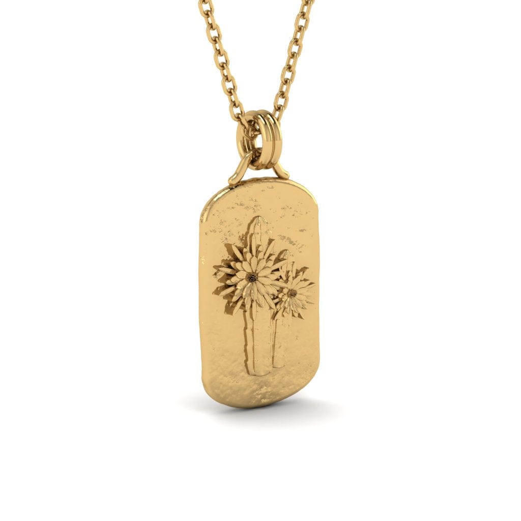 San Pedro ~ Huachuma Necklace - 14k Gold