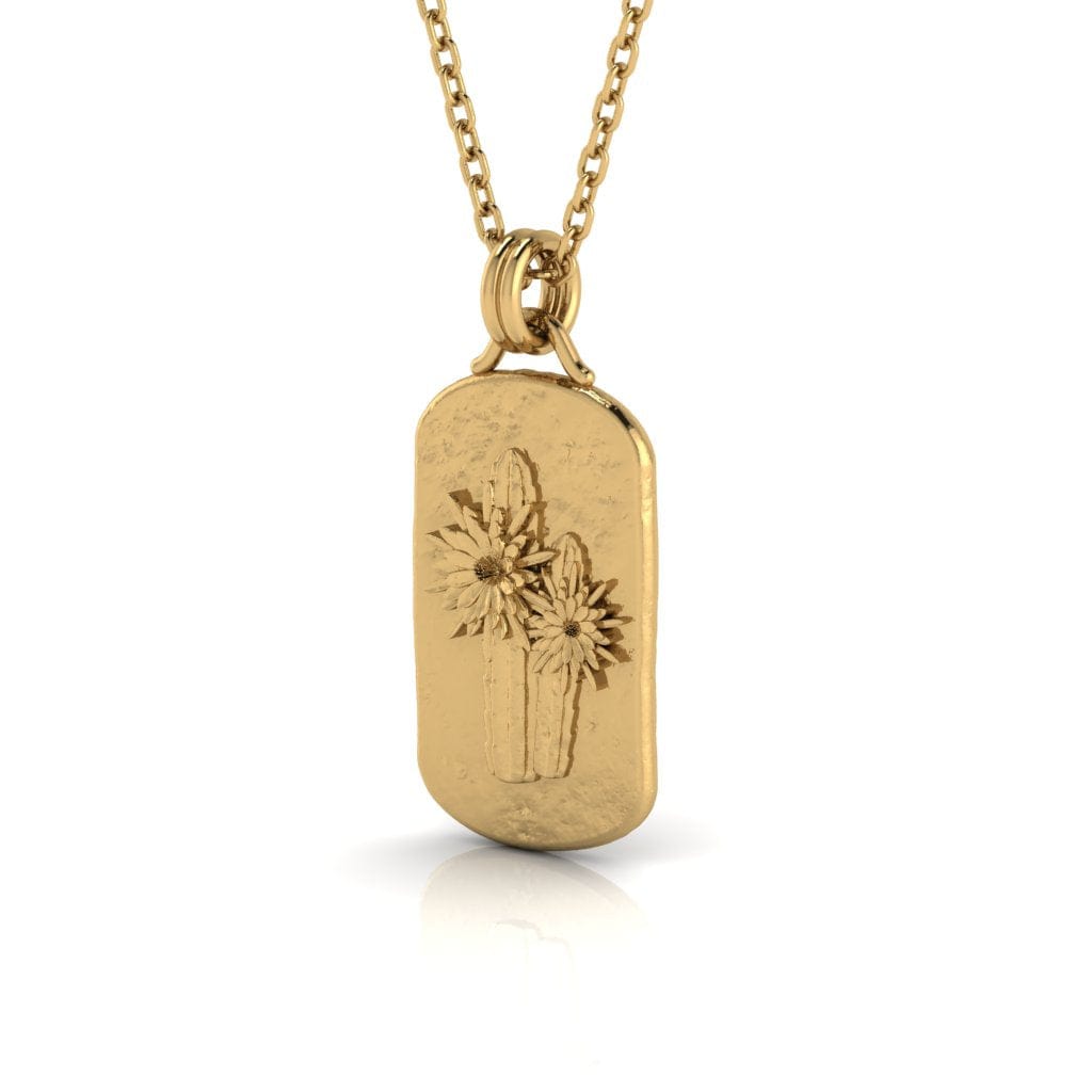 San Pedro ~ Huachuma Necklace - 14k Gold