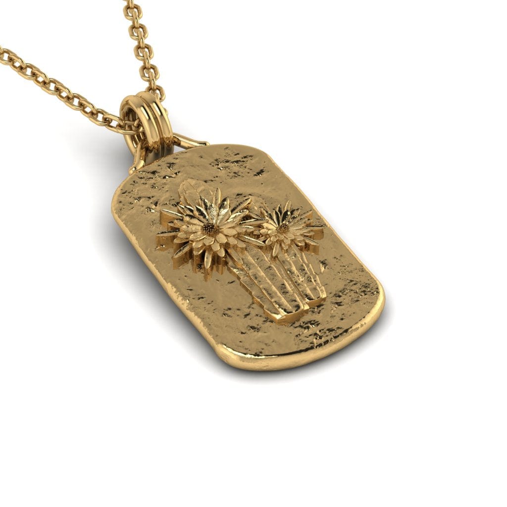 San Pedro ~ Huachuma Necklace - 14k Gold